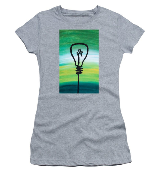 Light Bulb - Women's T-Shirt - Customizable