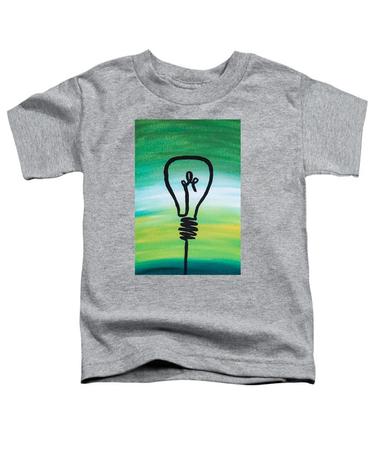 Light Bulb - Toddler T-Shirt - Customizable