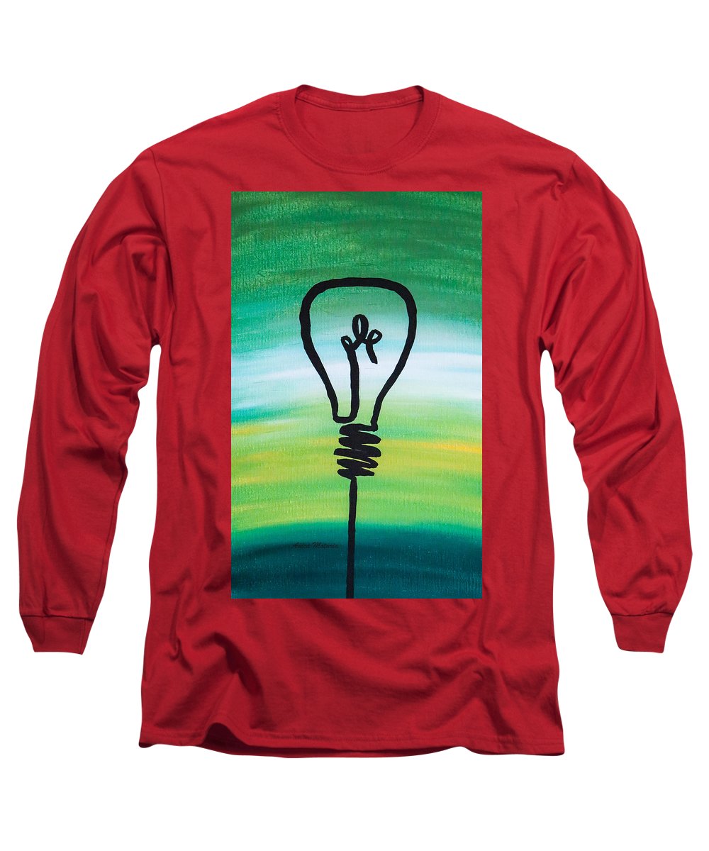 Light Bulb - Long Sleeve T-Shirt - Customizable