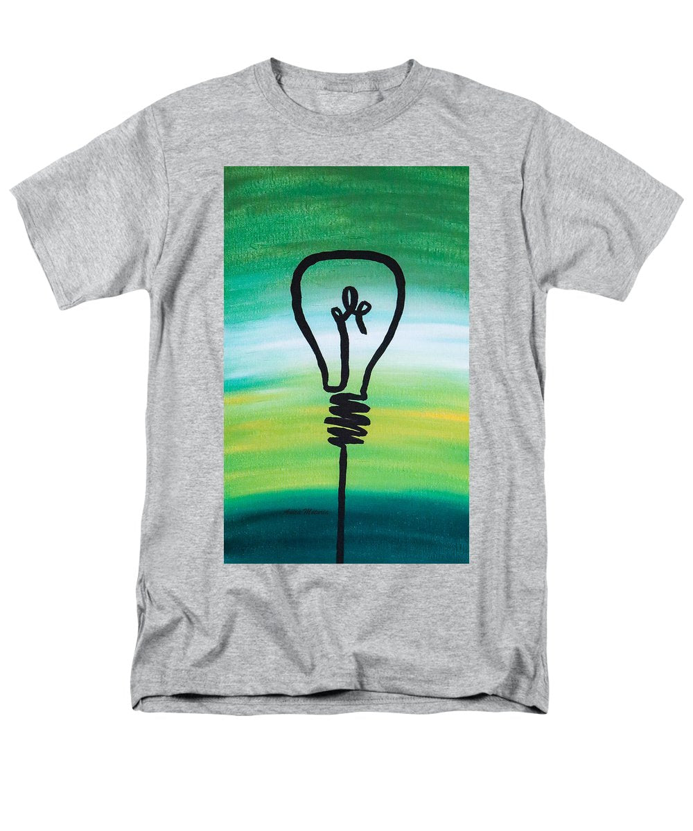 Light Bulb - Men's T-Shirt  (Regular Fit) - Customizable