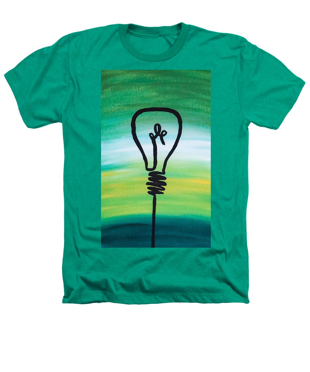 Light Bulb - Heathers T-Shirt - Customizable