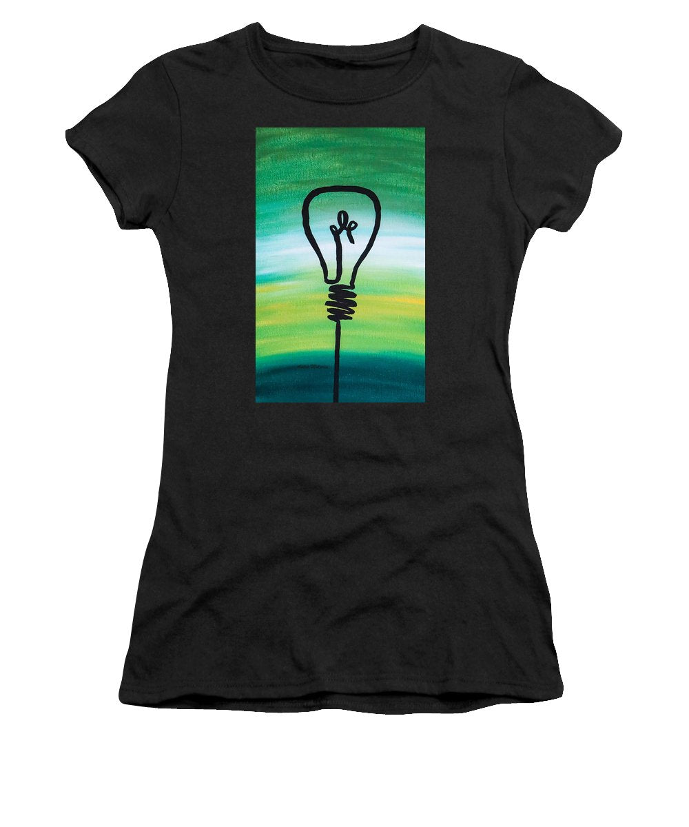 Light Bulb - Women's T-Shirt - Customizable