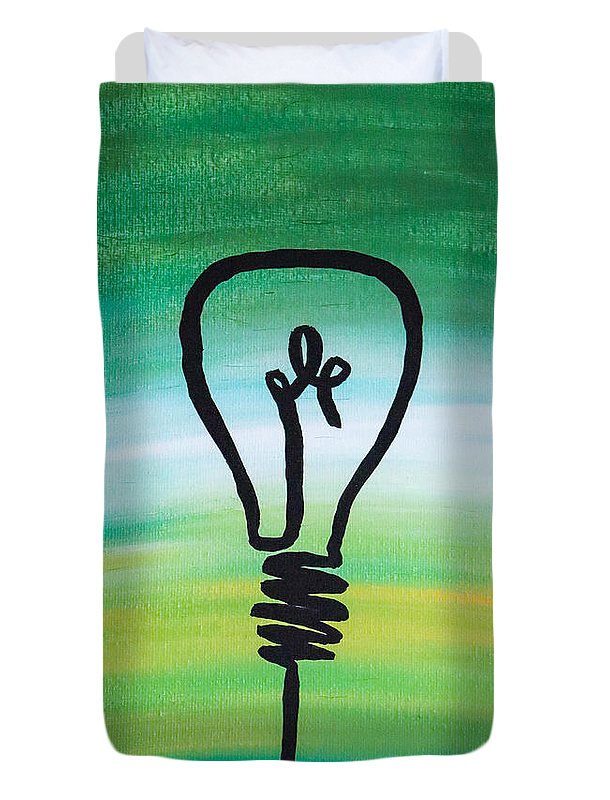 Light Bulb - Duvet Cover - Customizable