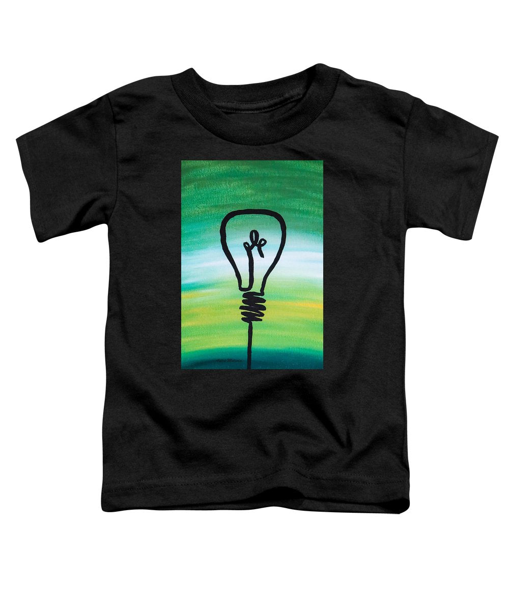 Light Bulb - Toddler T-Shirt - Customizable