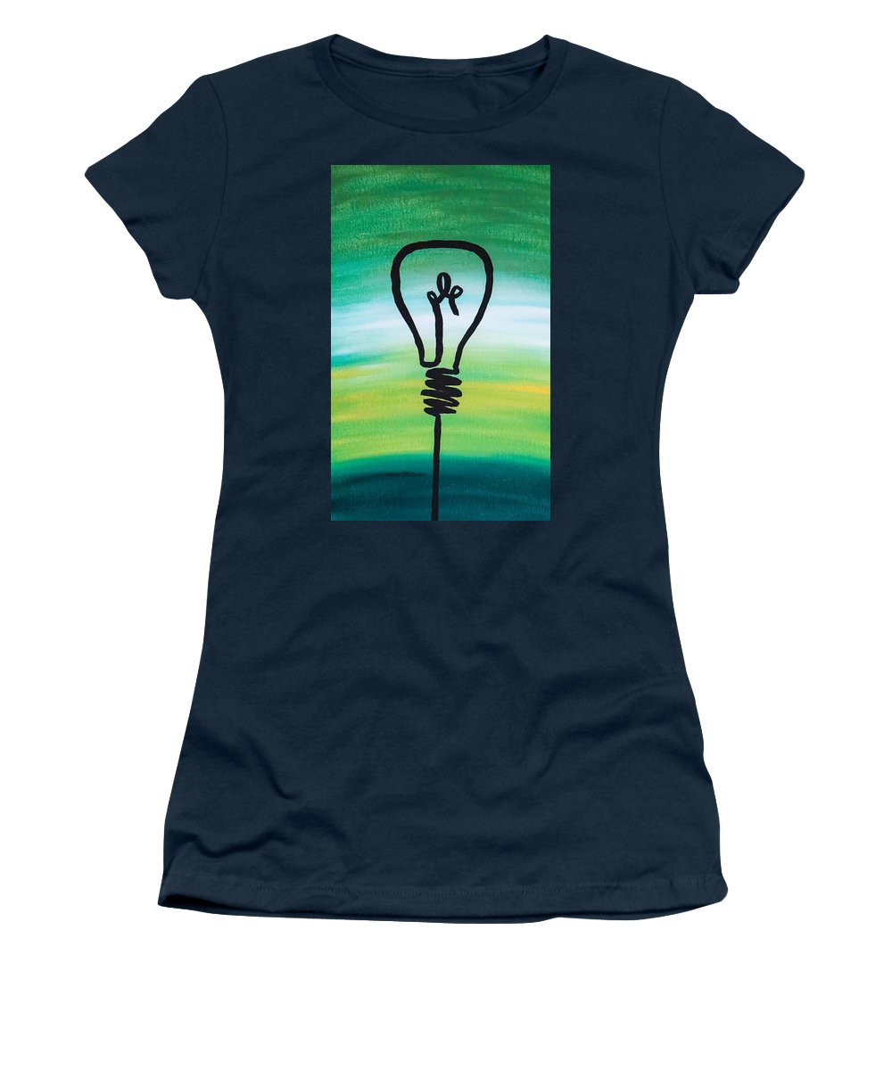 Light Bulb - Women's T-Shirt - Customizable