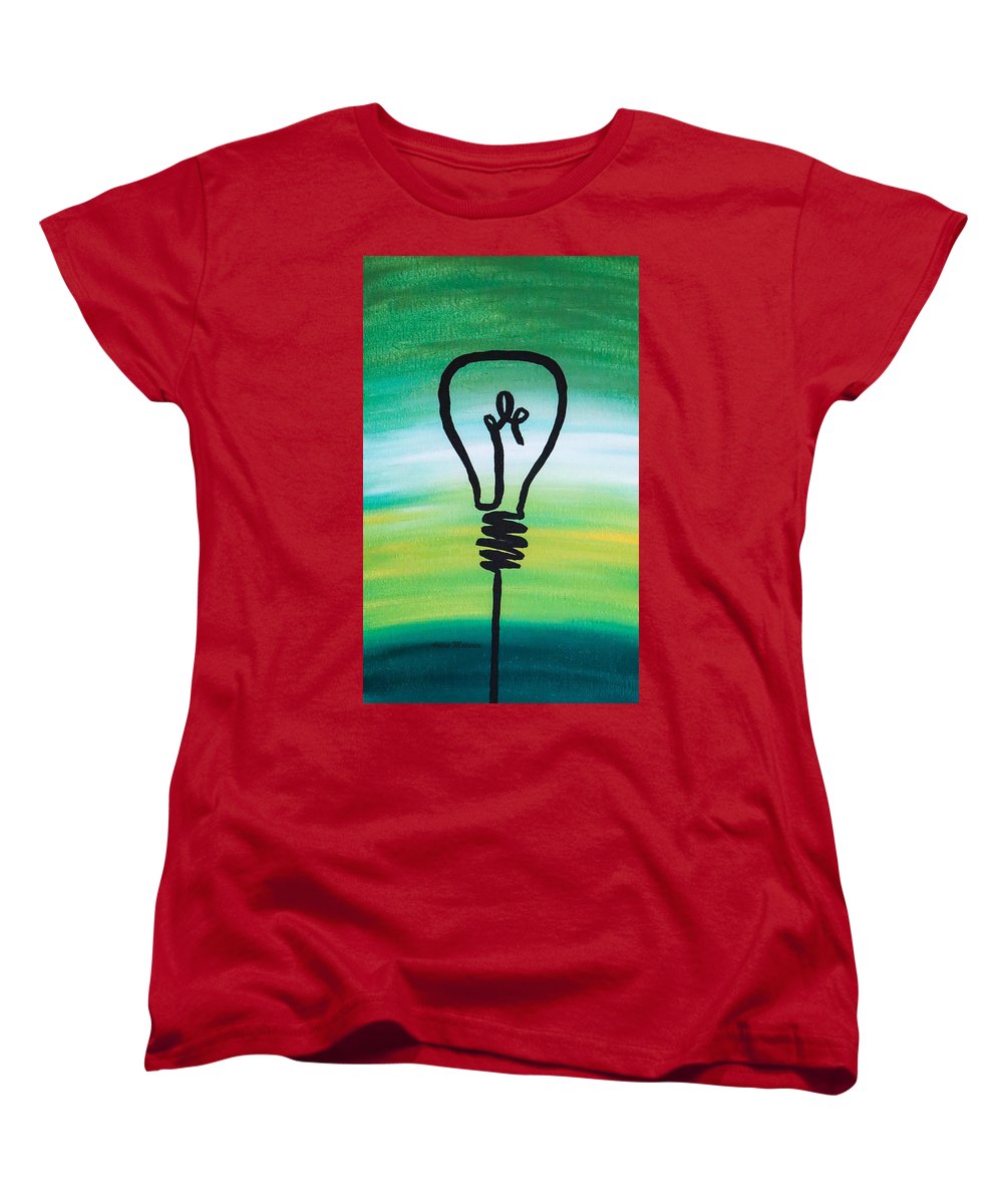 Light Bulb - Women's T-Shirt (Standard Fit) - Customizable