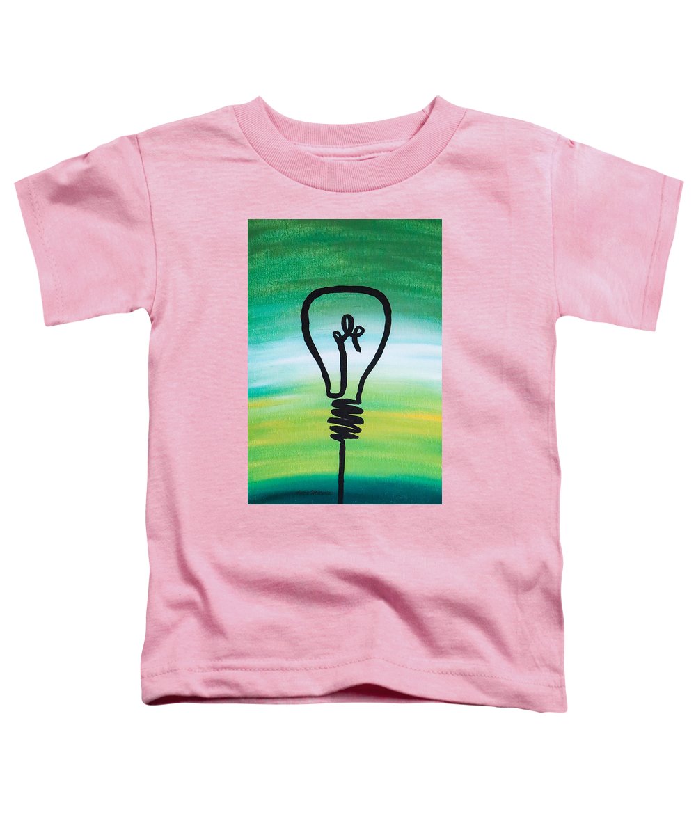 Light Bulb - Toddler T-Shirt - Customizable