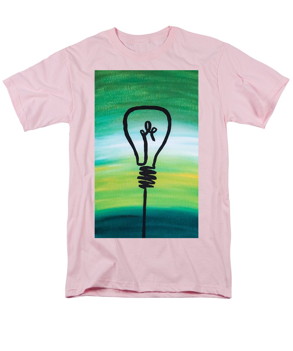 Light Bulb - Men's T-Shirt  (Regular Fit) - Customizable