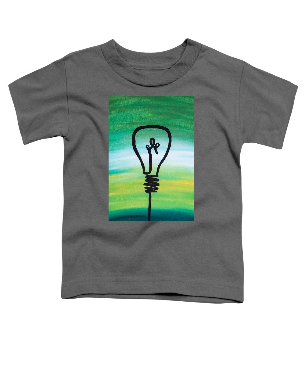 Light Bulb - Toddler T-Shirt - Customizable