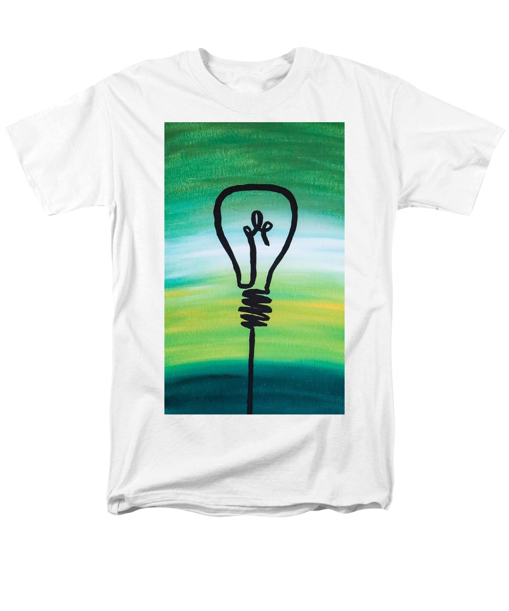 Light Bulb - Men's T-Shirt  (Regular Fit) - Customizable