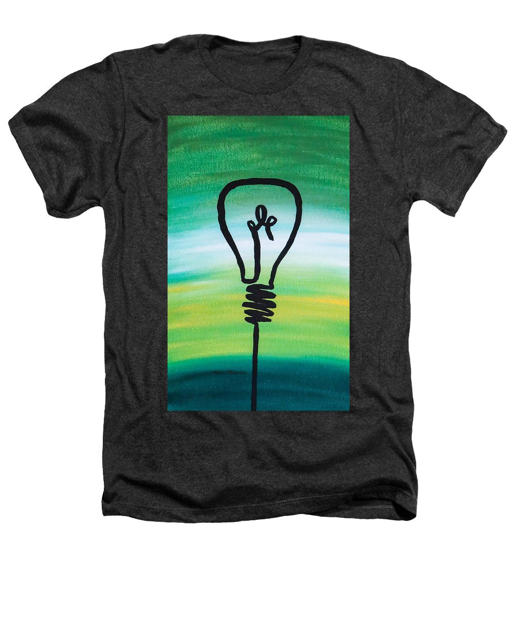 Light Bulb - Heathers T-Shirt - Customizable