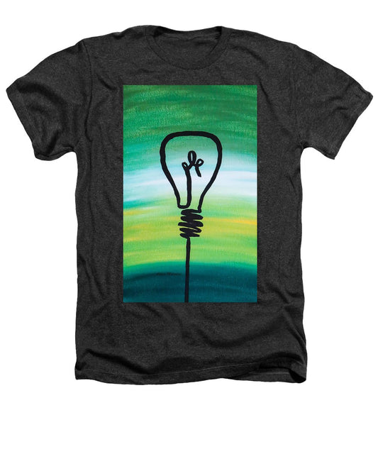 Light Bulb - Heathers T-Shirt - Customizable