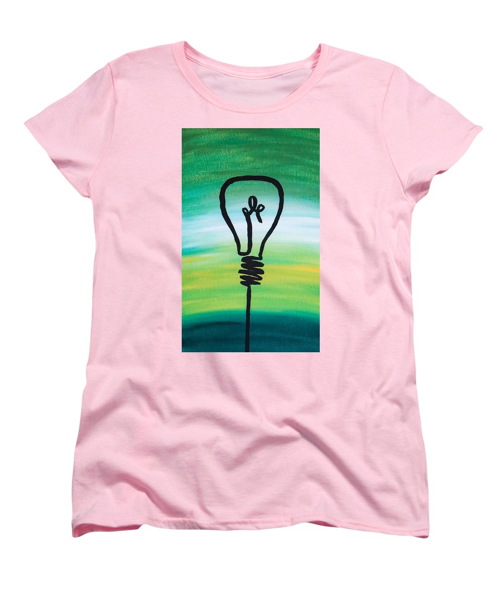 Light Bulb - Women's T-Shirt (Standard Fit) - Customizable