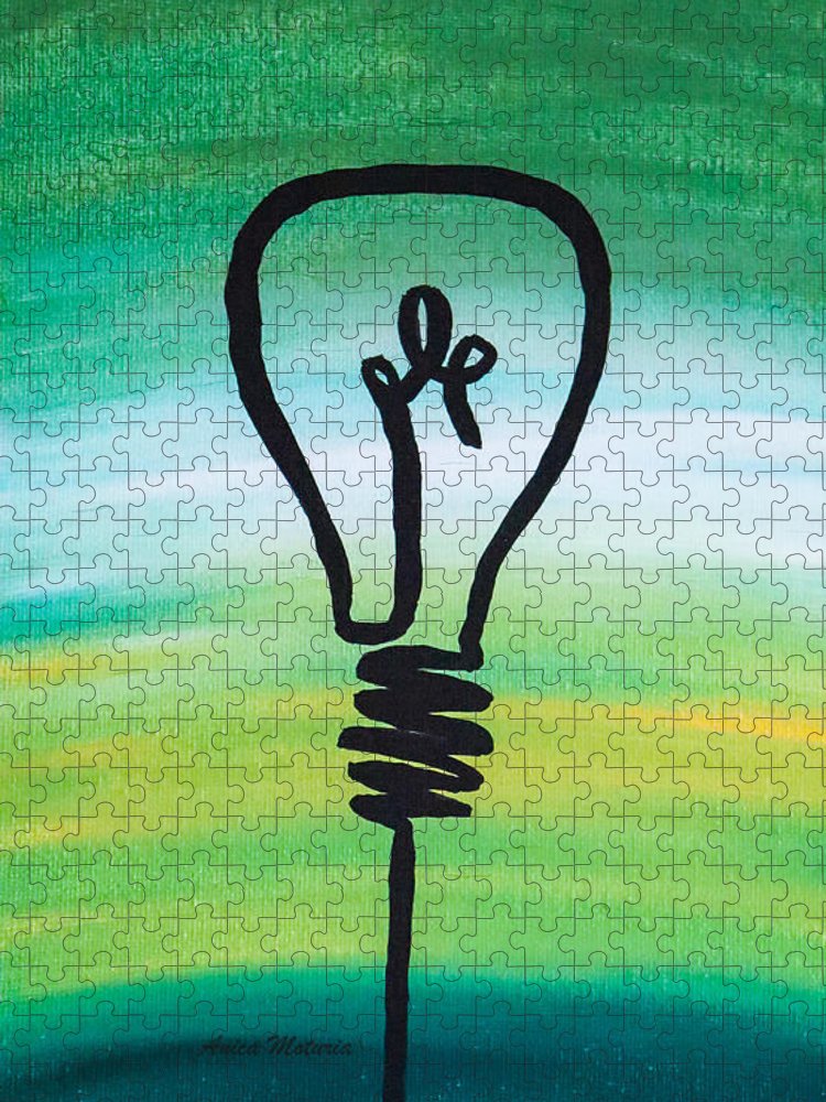 Light Bulb - Puzzle - Customizable