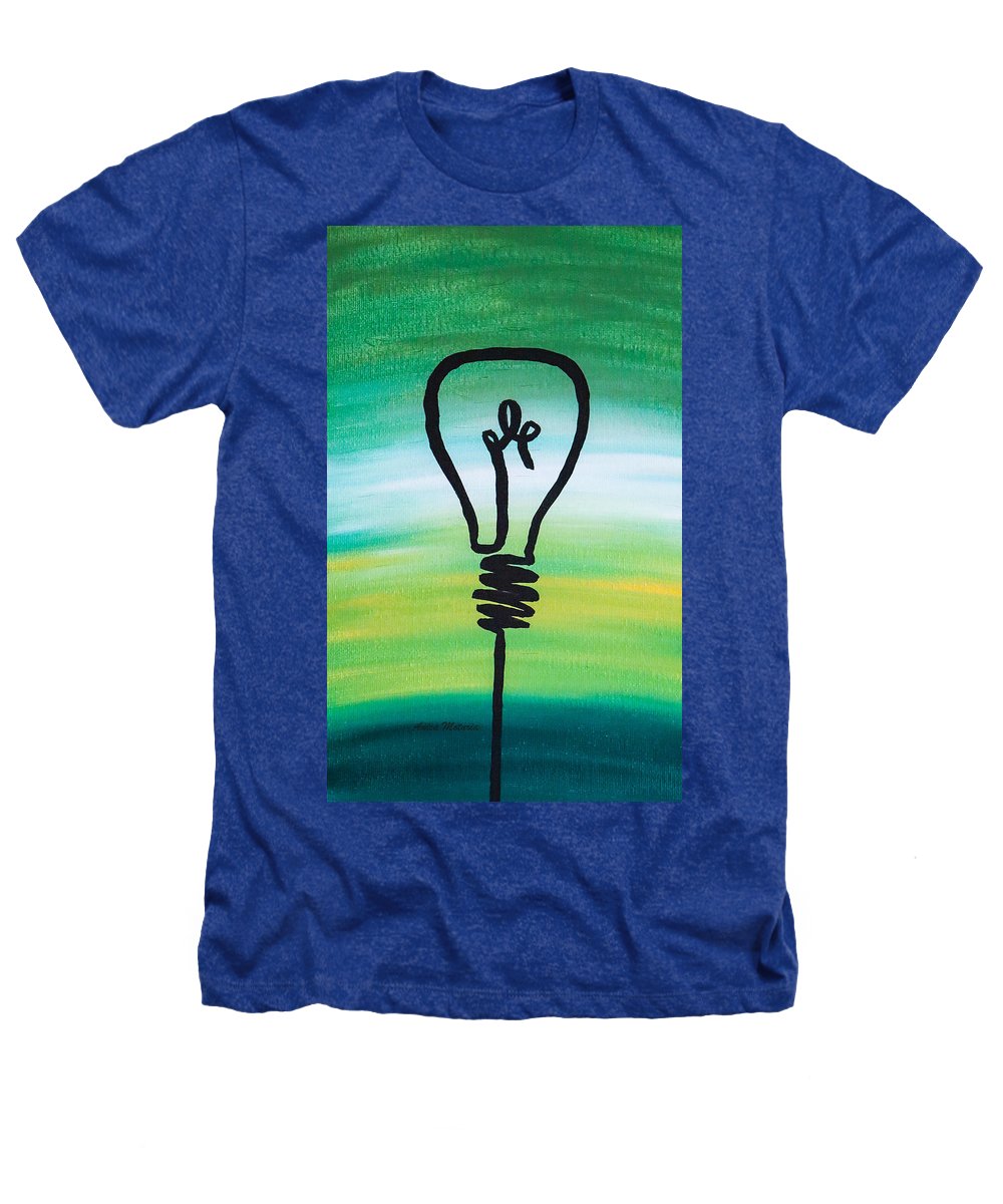 Light Bulb - Heathers T-Shirt - Customizable