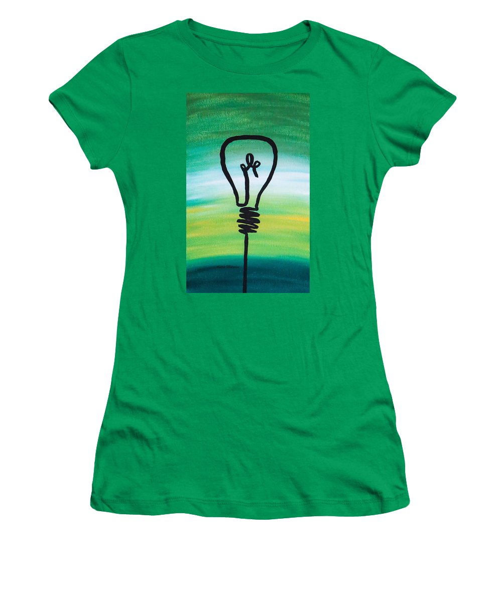 Light Bulb - Women's T-Shirt - Customizable