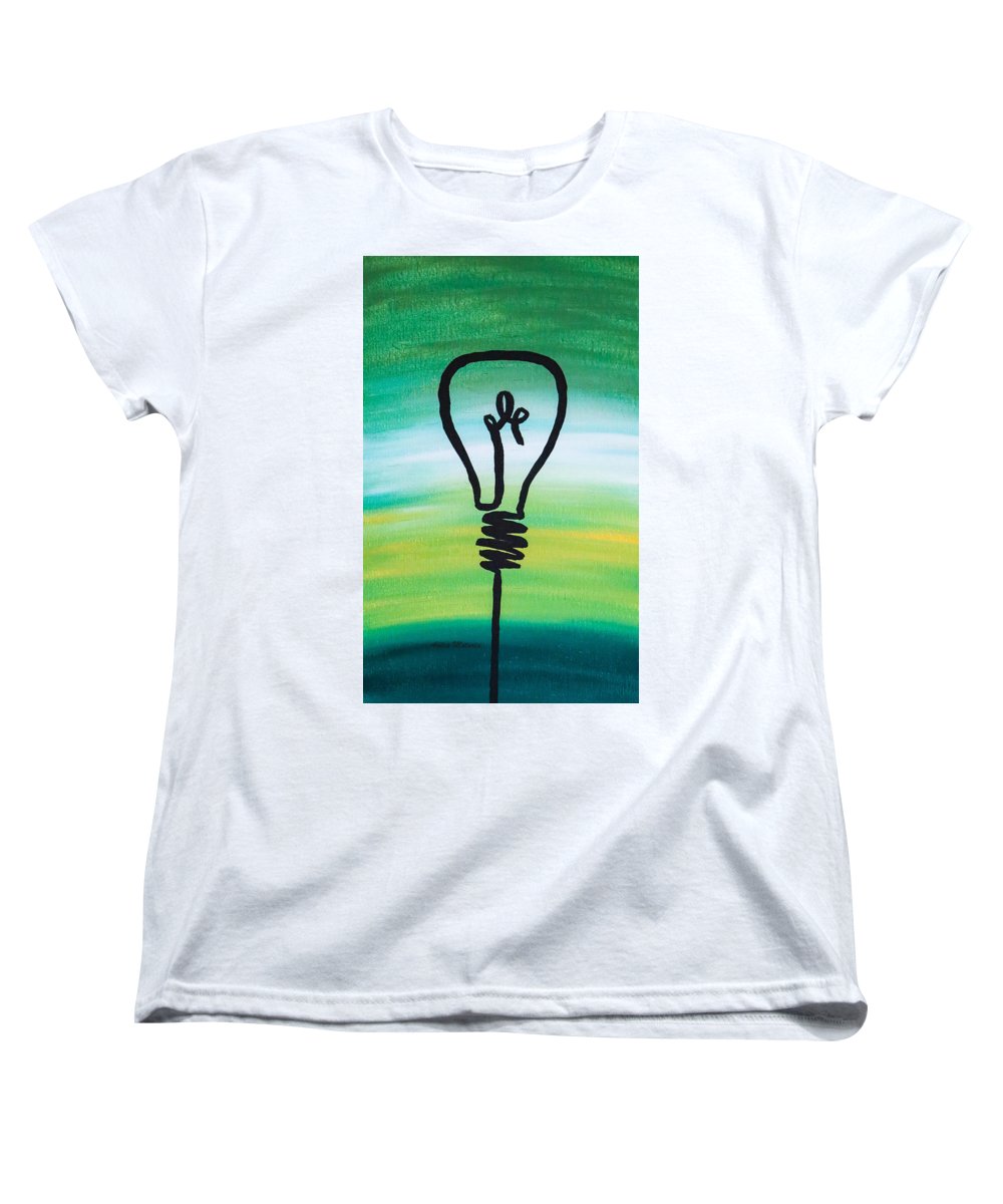 Light Bulb - Women's T-Shirt (Standard Fit) - Customizable