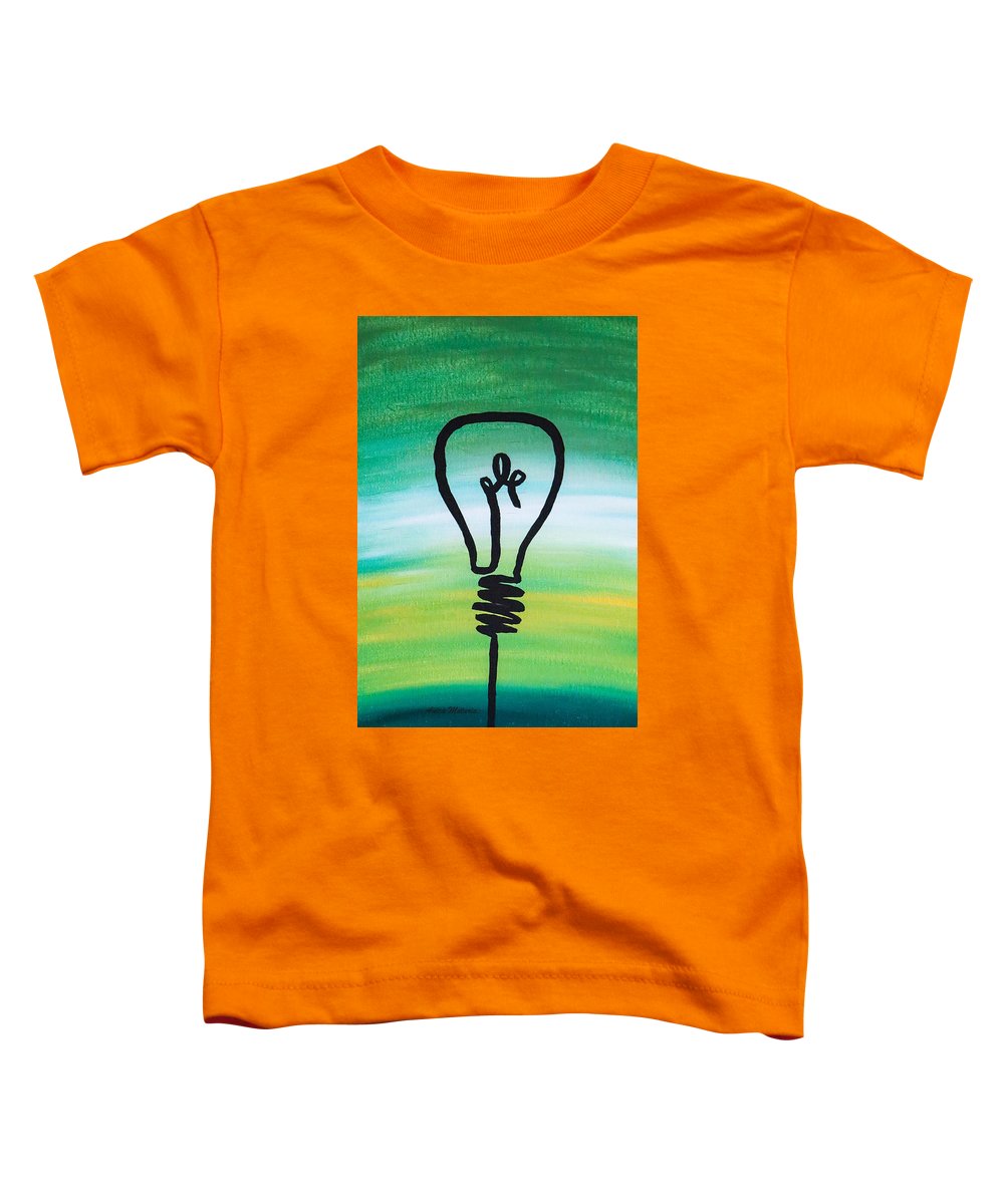 Light Bulb - Toddler T-Shirt - Customizable