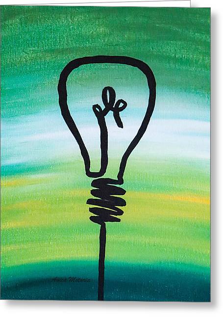 Light Bulb - Greeting Card - Customizable