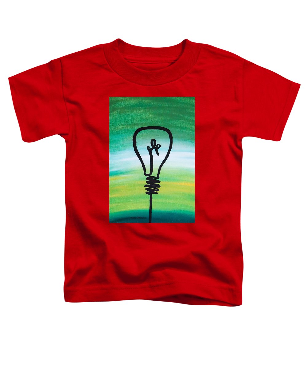 Light Bulb - Toddler T-Shirt - Customizable