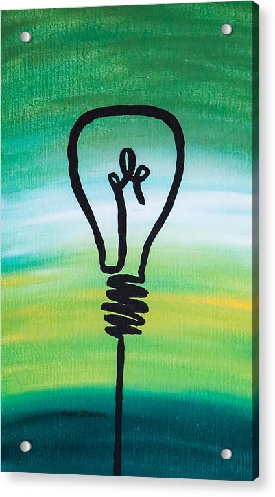 Light Bulb - Acrylic Print - Customizable