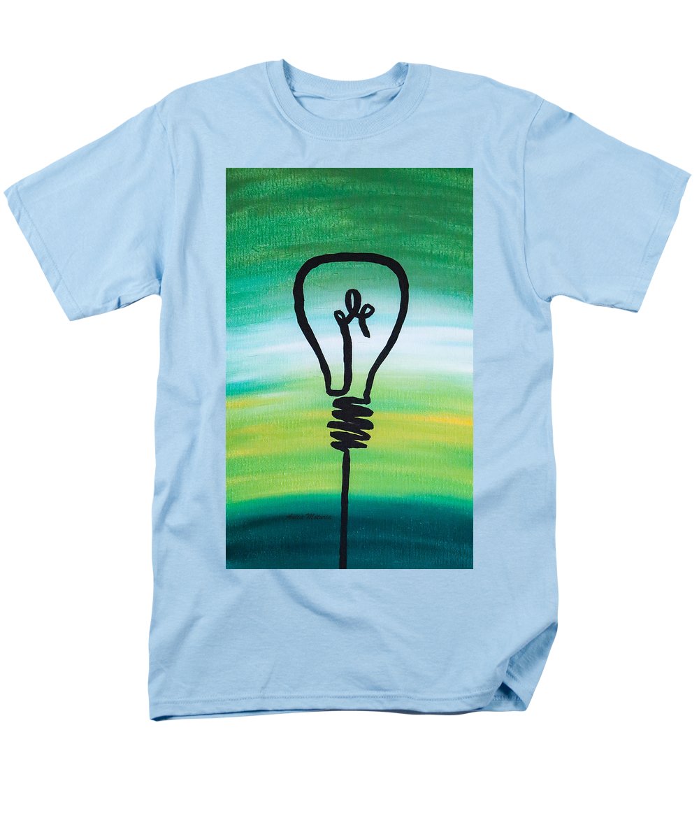 Light Bulb - Men's T-Shirt  (Regular Fit) - Customizable