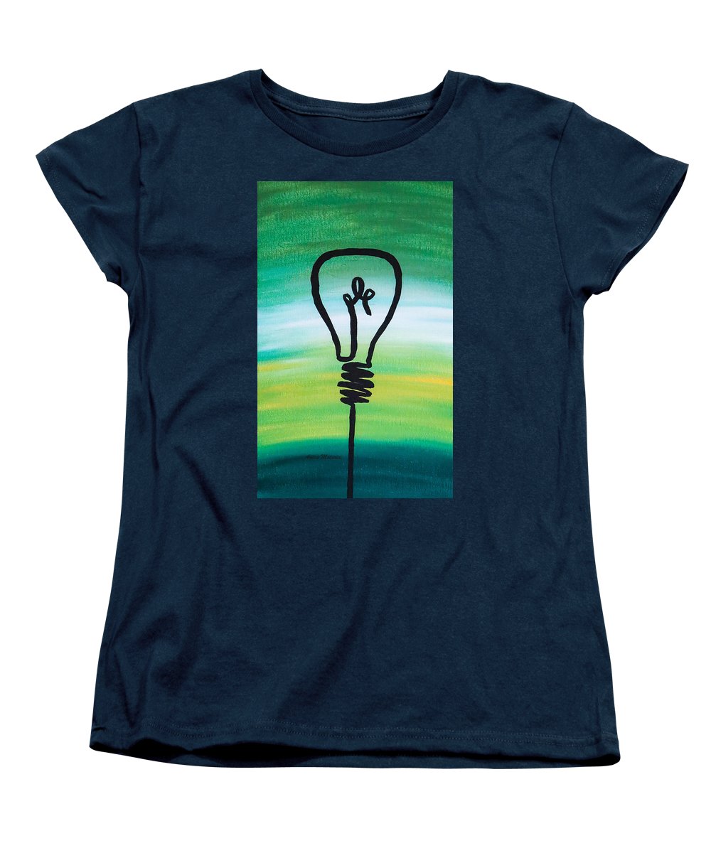 Light Bulb - Women's T-Shirt (Standard Fit) - Customizable