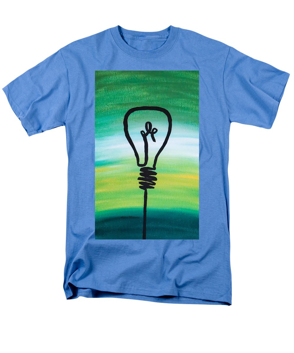 Light Bulb - Men's T-Shirt  (Regular Fit) - Customizable