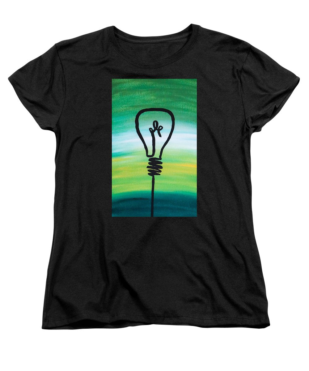 Light Bulb - Women's T-Shirt (Standard Fit) - Customizable