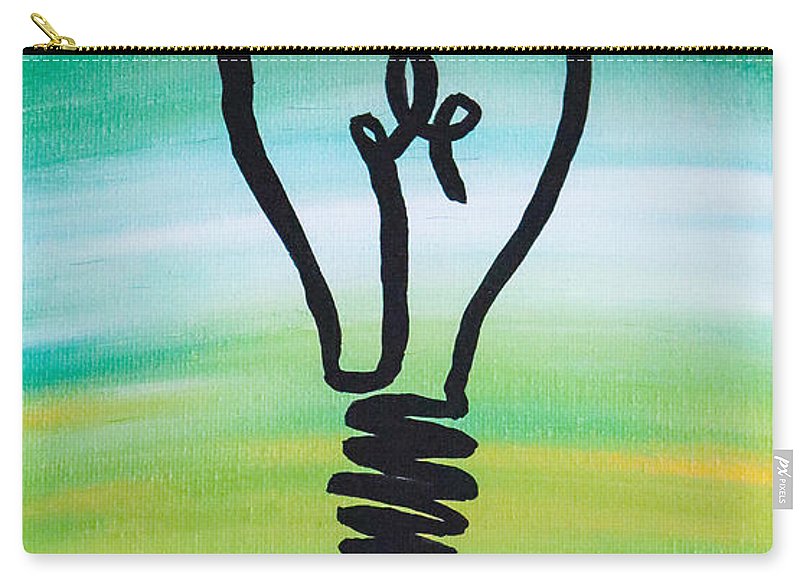 Light Bulb - Zip Pouch - Customizable