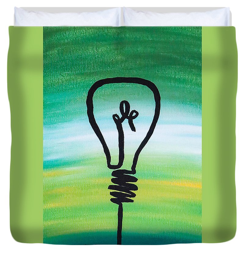 Light Bulb - Duvet Cover - Customizable