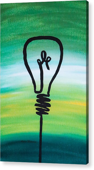 Light Bulb - Acrylic Print - Customizable