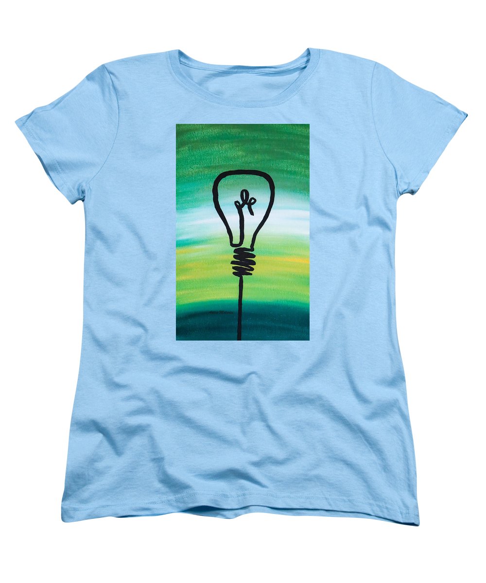 Light Bulb - Women's T-Shirt (Standard Fit) - Customizable