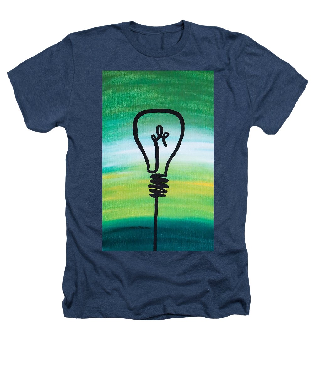 Light Bulb - Heathers T-Shirt - Customizable