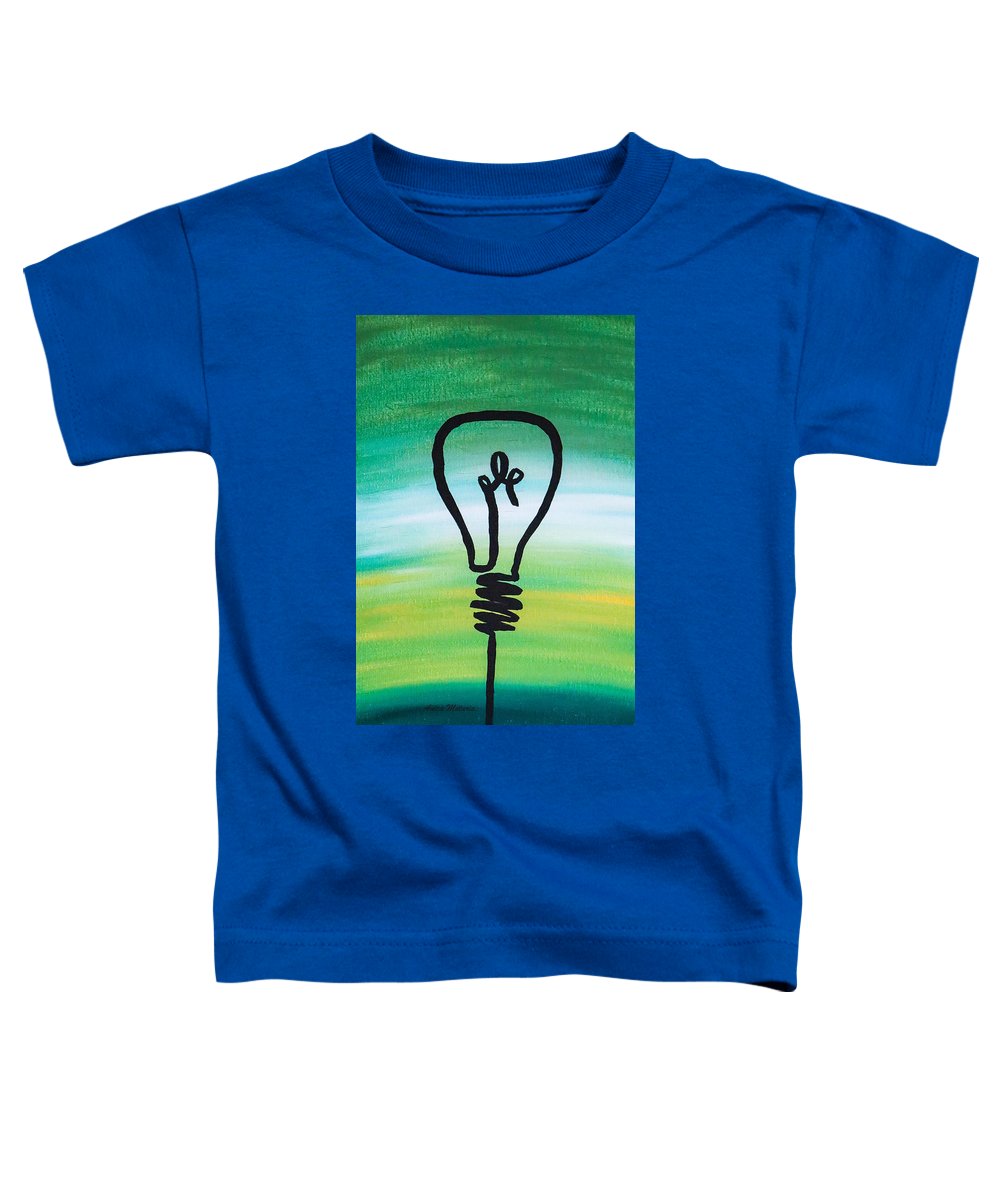 Light Bulb - Toddler T-Shirt - Customizable