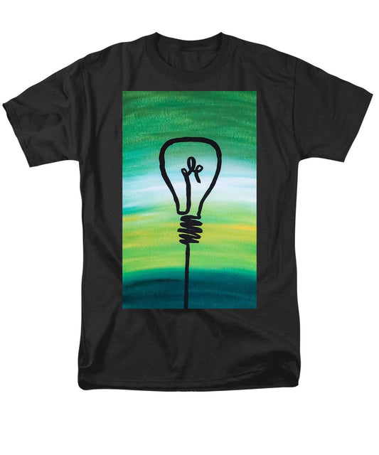 Light Bulb - Men's T-Shirt  (Regular Fit) - Customizable