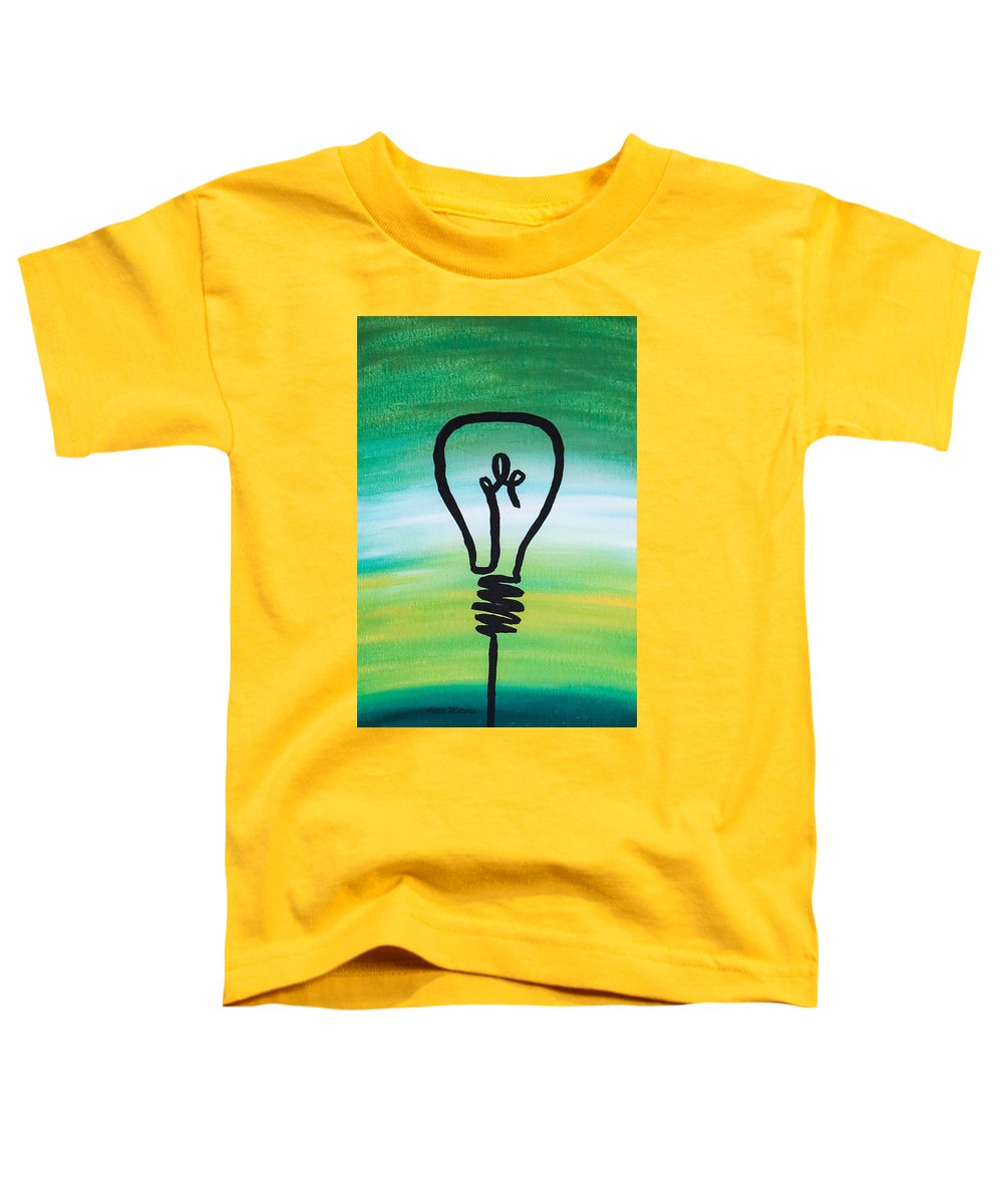 Light Bulb - Toddler T-Shirt - Customizable