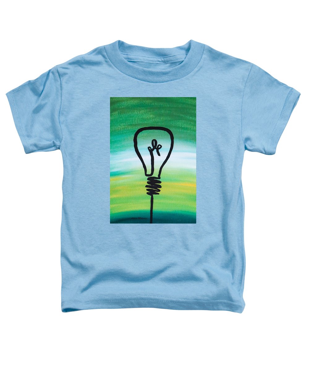 Light Bulb - Toddler T-Shirt - Customizable