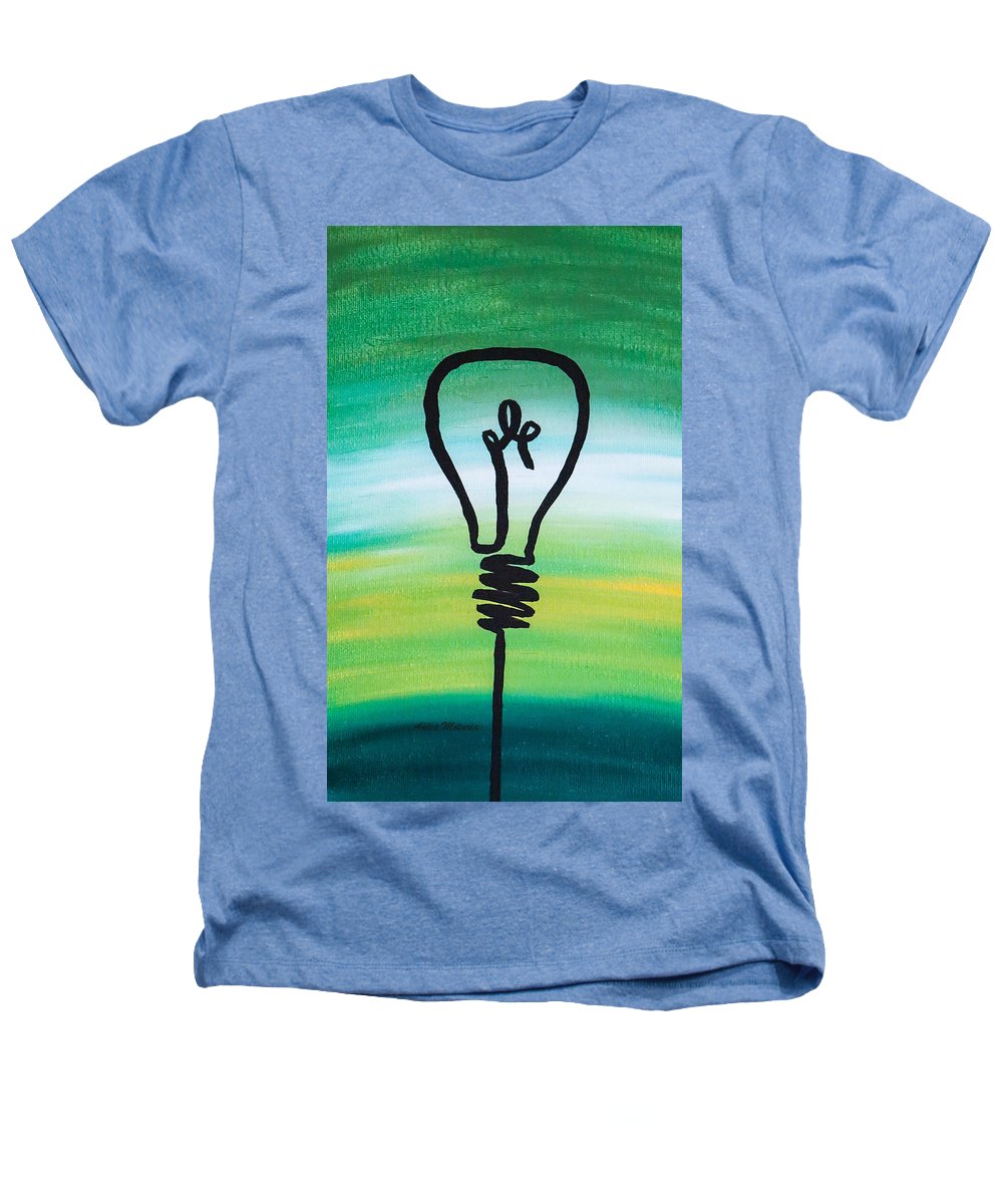 Light Bulb - Heathers T-Shirt - Customizable