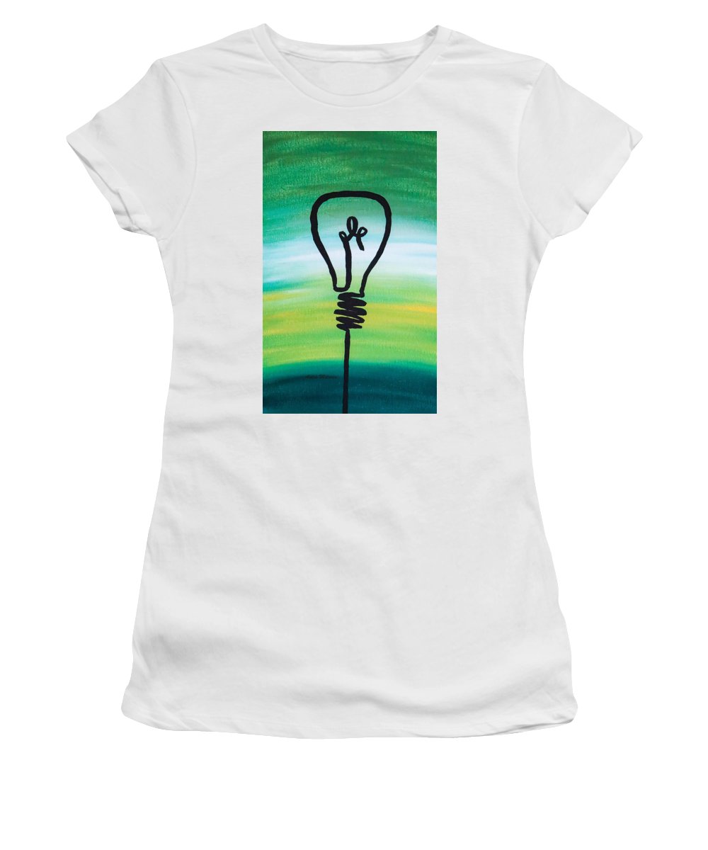 Light Bulb - Women's T-Shirt - Customizable