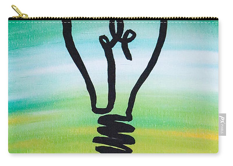 Light Bulb - Zip Pouch - Customizable