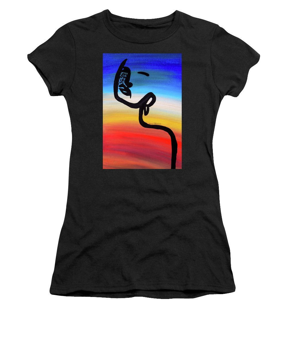 Line Art Beauty - Women's T-Shirt - Customizable