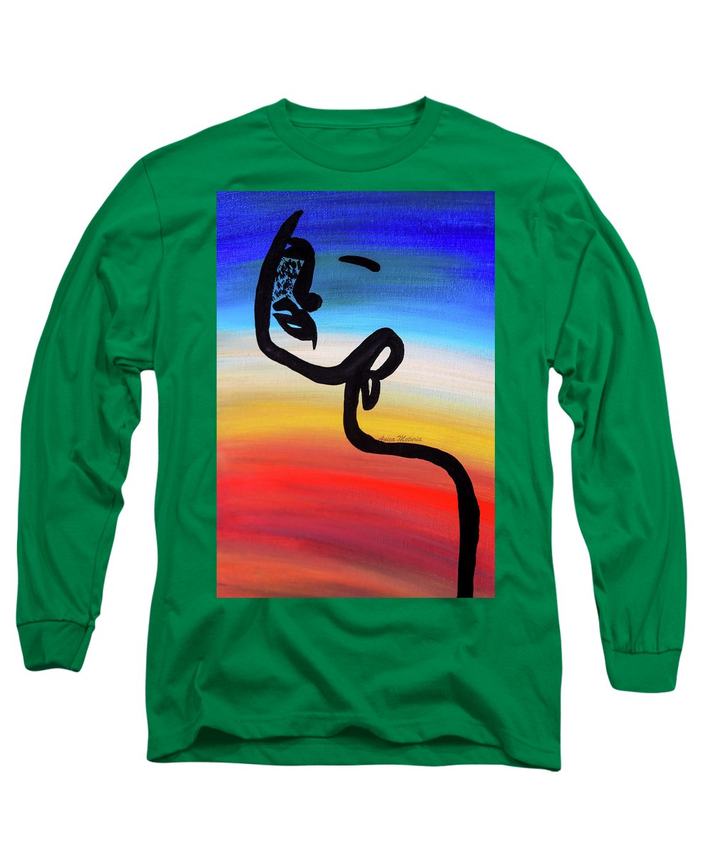 Line Art Beauty - Long Sleeve T-Shirt - Customizable