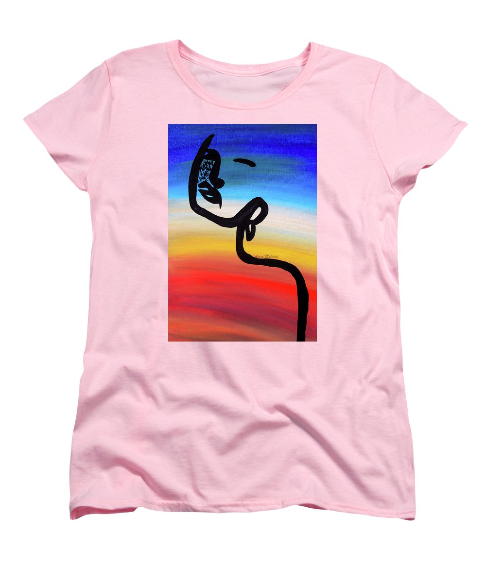 Line Art Beauty - Women's T-Shirt (Standard Fit) - Customizable