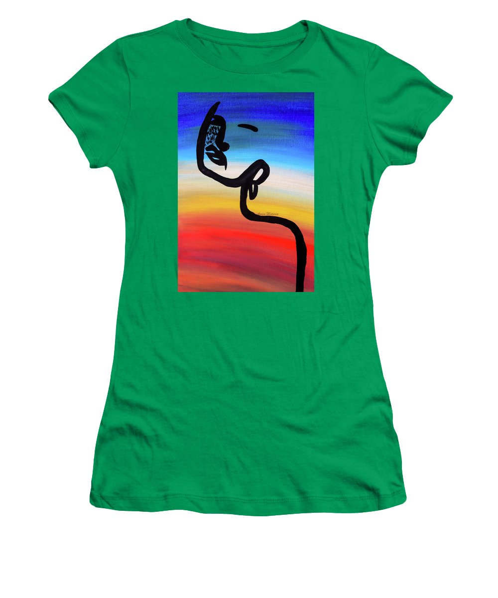 Line Art Beauty - Women's T-Shirt - Customizable