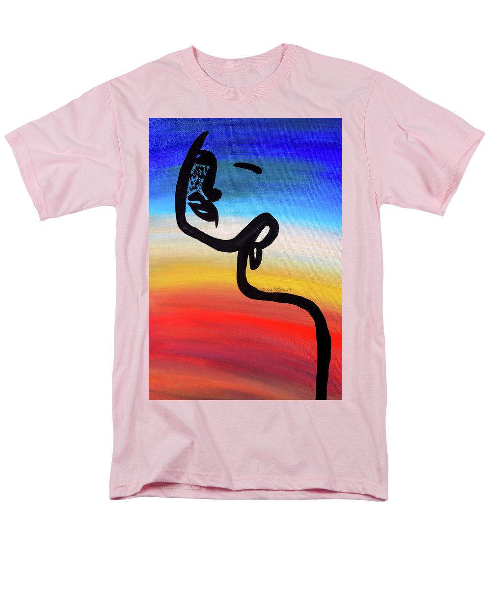 Line Art Beauty - Men's T-Shirt  (Regular Fit) - Customizable