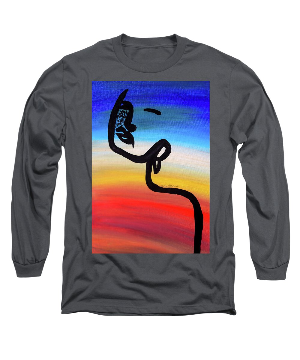 Line Art Beauty - Long Sleeve T-Shirt - Customizable