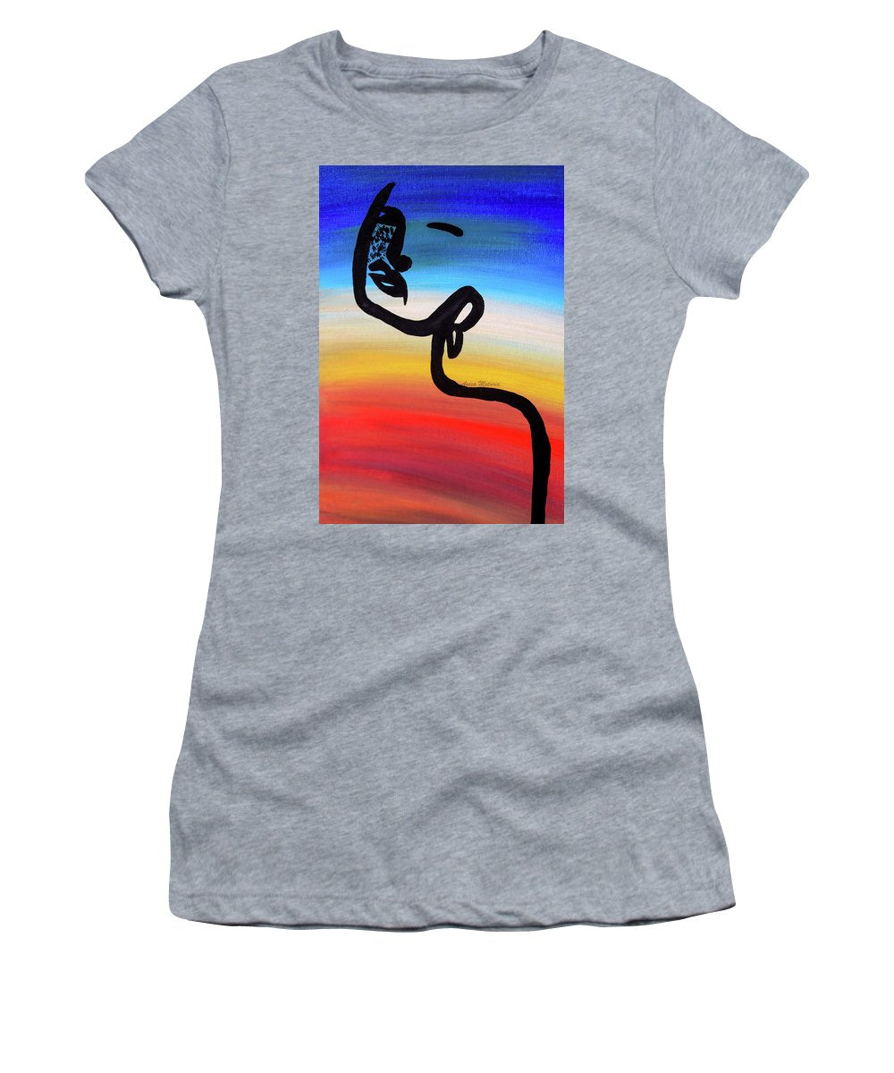 Line Art Beauty - Women's T-Shirt - Customizable