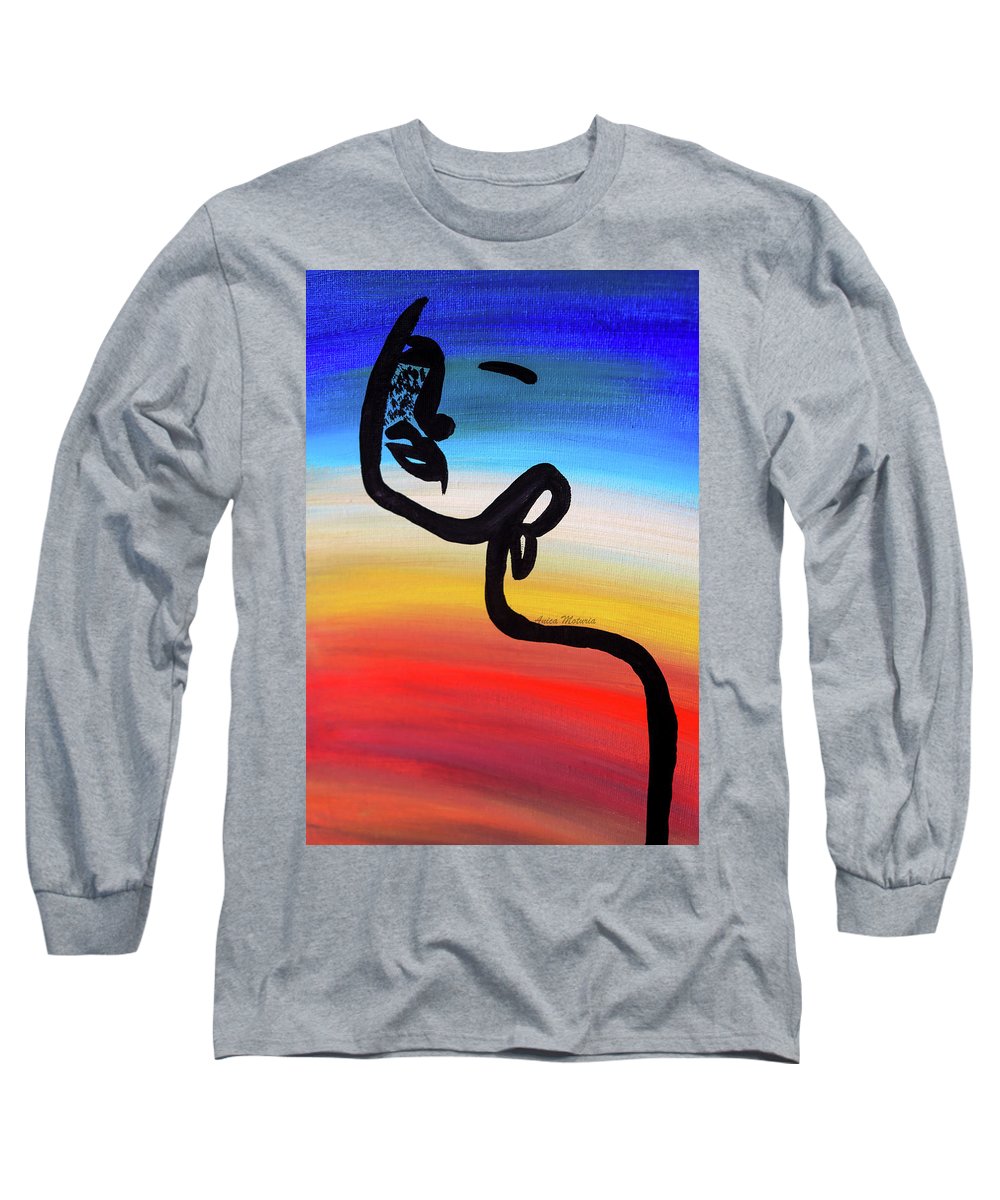 Line Art Beauty - Long Sleeve T-Shirt - Customizable