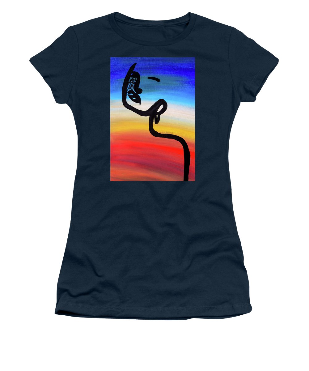 Line Art Beauty - Women's T-Shirt - Customizable